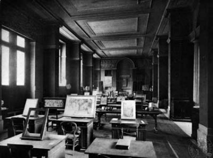 The Ruskin Drawing School in 1900