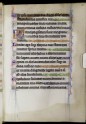 A Leaf from the Psalter and Hours of Isabelle of France, containing the End of Quicumque vult and the Beginning of Matins from the Hours of the Virgin