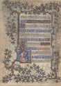 A Leaf from the Book of Hours of Yolande of Navarre