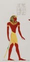 Engraving of a Portrait of Ramesses I, from his Tomb in Biban el-Moluk
