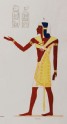 Engraving of a Portrait of Merneptah, from his Tomb in Biban el-Moluk