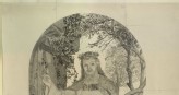 Fragment of an Etching of William Holman Hunt's "The Light of the World"