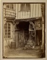 The Courtyard of a Late Gothic Wooden House at Abbeville
