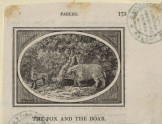 The Fox and the Boar (from "Fables of Aesop and Others")
