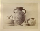 A Photograph of four Greek Ceramics