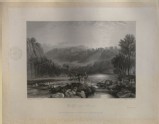Engraving of Turner's "Wycliffe, near Rokeby"