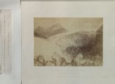 Photograph of Turner's "Glacier and Source of the Arveron, going up to the Mer de Glace"