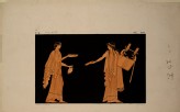 Print of the Decoration on a Greek Amphora, showing Apollo and Creusa