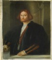 Drawing of Palma Vecchio's Portrait of a Man, called "Francesco Querini"