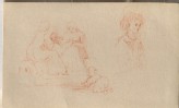 A Study of Women and Children, and a Study of a Child (Leaf from a Sketch-Book)