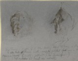 Two Studies of the Head of the Statue of Doge Francesco Foscari formerly on the Porta della Carta of the Ducal Palace, Venice