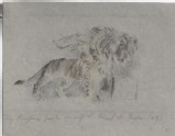 Study of a Carving of the Lion of Saint Mark on the Ducal Palace, Venice