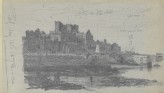 Peel Castle (Leaf from a Sketch-Book of Manx Scenes)