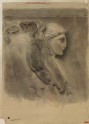 Study of the Heads of a Horse and a Youth, from the Parthenon Frieze
