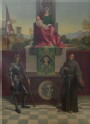 Chromolithograph of Giorgione's "Virgin enthroned between Saint Francis and Saint Liberale" (Castelfranco altarpiece)