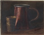 Study of a Copper Pot and a Horn Mug