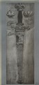 Photograph of a Drawing of a Dagger with Variations on the Decoration attributed to Hans Holbein the younger
