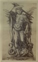 Photograph of Holbein's Drawing of Saint Michael as the Weigher of Souls