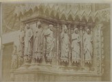 Photograph of Sculptures in the West Porch of Reims Cathedral