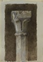 Study of a Capital of one of the Upper Pinnacles of the Tomb of Cansignorio della Scala, Verona