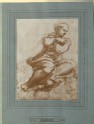 Photograph of Correggio's Study of "The Virgin, turned towards the right, and Putti"