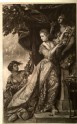 Mezzotint of Reynolds's "Portrait of Lady Elizabeth Keppel adorning a Herm of Hymen"