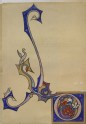 Drawing of an Illumination from the Psalter and Hours of Isabelle of France