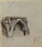 Ruskin, John - Sketch of a Spandril in the western Porch of Bourges Cathedral