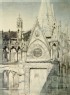 Ruskin, John - Drawing from a Photograph of Part of Santa Maria della Spina, Pisa
