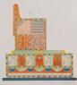 Engraving of an Egyptian Block Throne, from an unidentified Original