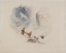 Ruskin, John - Drawing of Turner's "Hospice of the Great Saint Bernard"