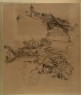 Ruskin, John - Fribourg, Switzerland: Pen sketch