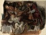 Burne-Jones, Edward - Study from Tintoretto's "Circumcision" in the Scuola Grande di San Rocco