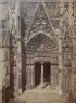 Photograph of the south Transept of Rouen Cathedral, before its Restoration