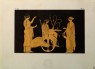 Petit, L. - Print of the Decoration on a Greek Hydria, showing Triptolemus, Demeter and Persephone