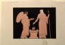 Rey, A. - Print of the Decoration on a Greek Amphora, showing Zeus and Nike