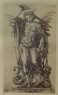 unidentified - Photograph of Holbein's Drawing of Saint Michael as the Weigher of Souls