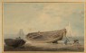 Turner, Joseph Mallord William - Boats on a Beach