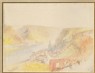 Turner, Joseph Mallord William - On the Rhine: looking over Sankt Goar to Katz, from Burg Rheinfels
